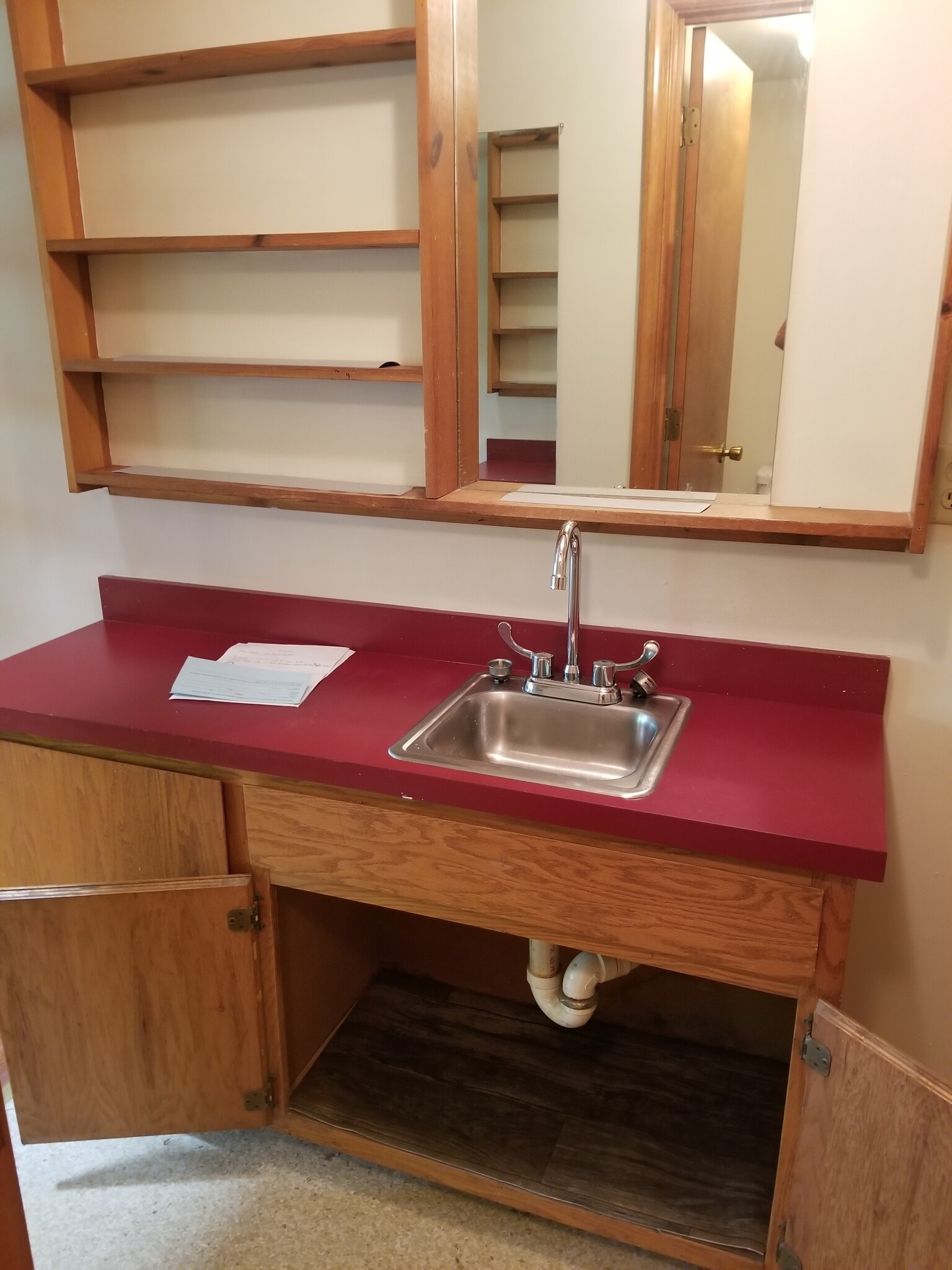 room A sink - 222 Stribling Ave