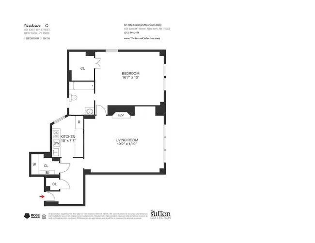 G Line 1BED, 1BTH - The Sutton Collection