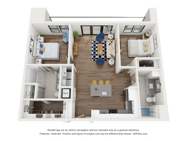 Floorplan - The Goodwin Apartments