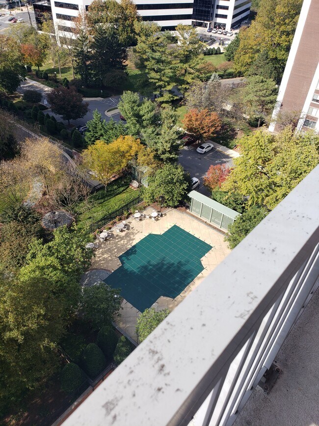 View of pool from unit - 11710 Old Georgetown Rd