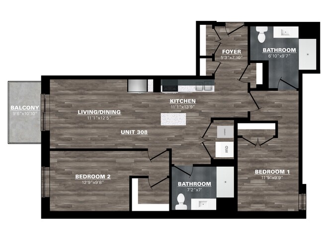 Floorplan - The Mondrian