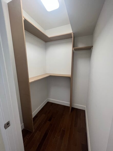 Bedroom 1 Walk-in Closet (shelves have been painted white) - 2101 Pine St
