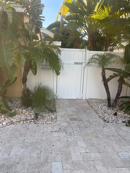 Private gate in front of parking - 3203 NE 5th St
