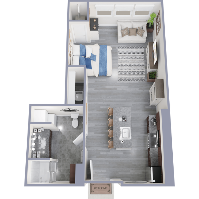 Floorplan - The L Apartments