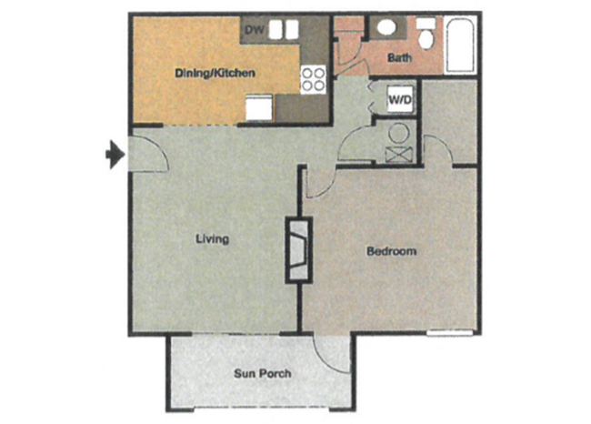 Floorplan - Twin Springs Apartments