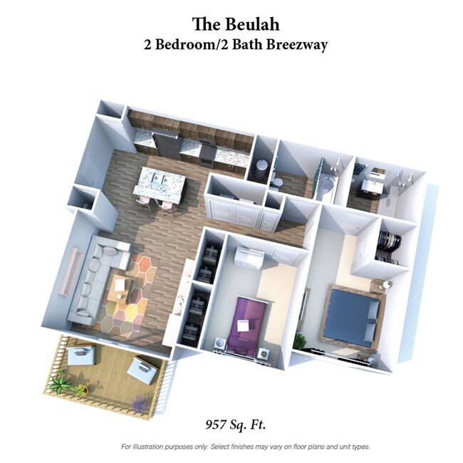 Floorplan - Brookfield Village Apartments