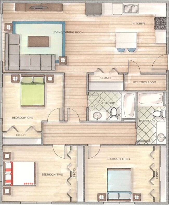 Floorplan - Urban Flats North