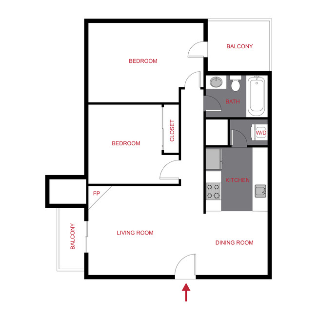 Floorplan - Hadley