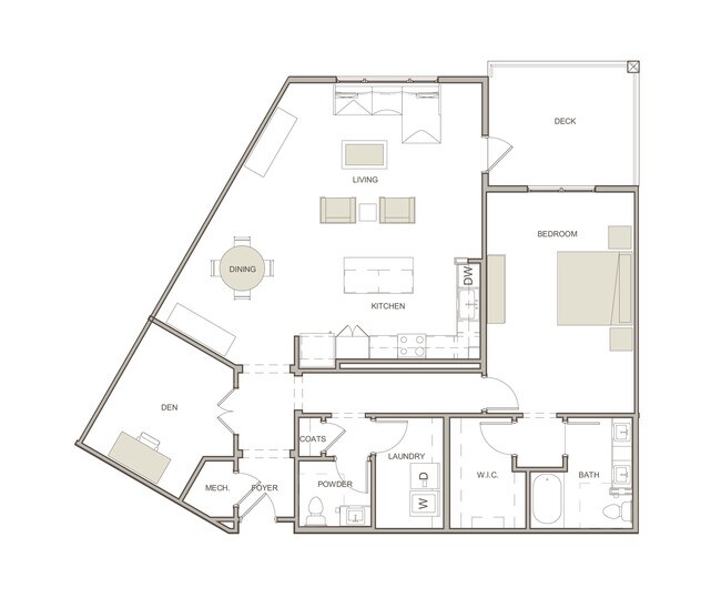 A2 floor plan WaterWalk at Shelter Cove Towne Centre - WaterWalk at Shelter Cove Towne Centre