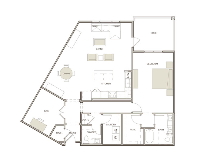 WaterWalk at Shelter Cove Towne Centre - A2 - 1 Beds - 1 Baths - 1443 Sq. ft. - WaterWalk at Shelter Cove Towne Centre