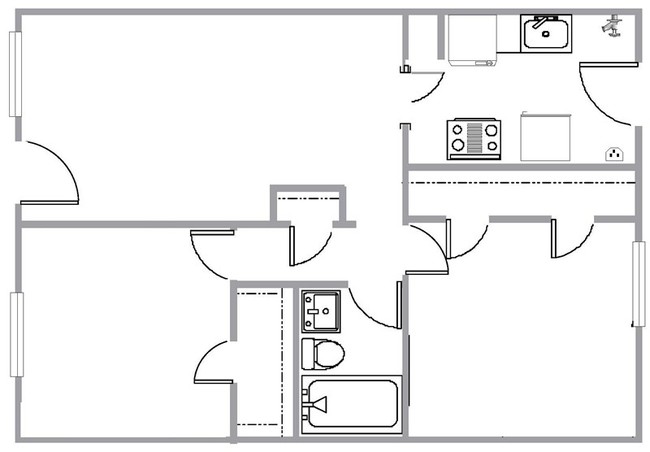 2BR/1BA - Summit Park Apartments