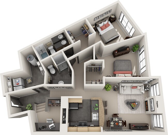 Floorplan - Saffron Apartments