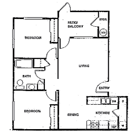 Pathway 2 Bedroom - Renwick Square