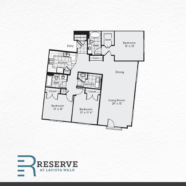 Floorplan - Reserve at LaVista Walk