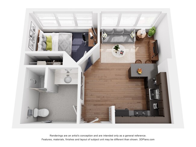 A5 Floor Plan - University Plaza Apartments