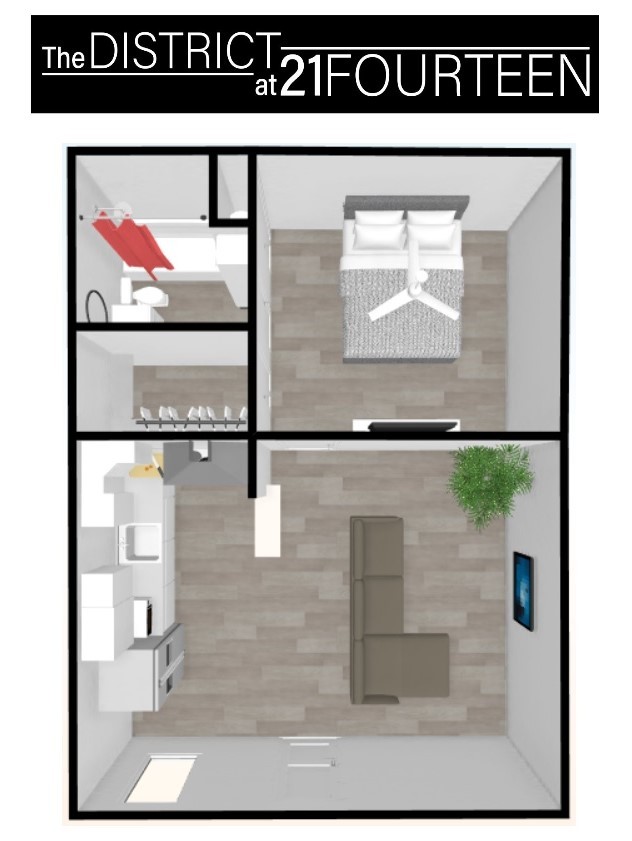 402 Sq Ft - District at 21 Fourteen