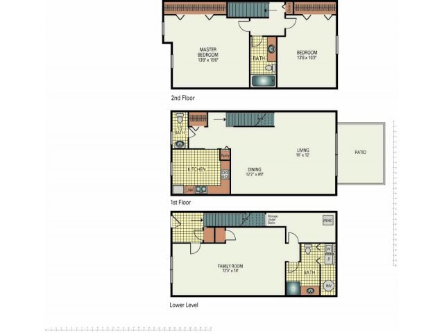 Floorplan - Charleston Townhouses