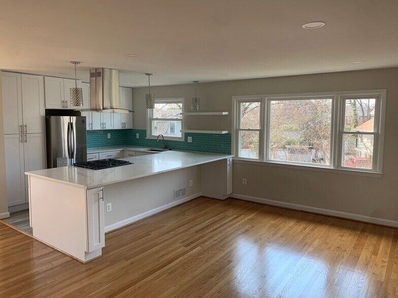 Kitchen and living room - 311 N Bryan St
