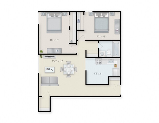 Floorplan - Franklin Manor Apartments