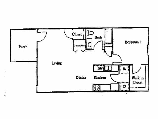 Floorplan - Cameron Court Apartments