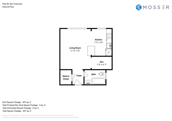 Floorplan - 825 Post St.