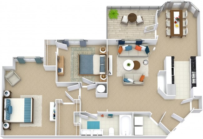 Floorplan - The Fairways at Birkdale Apartment Homes