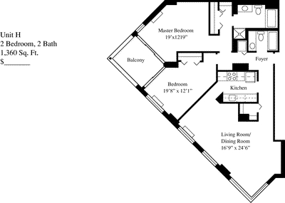 Floorplan - Portside Towers