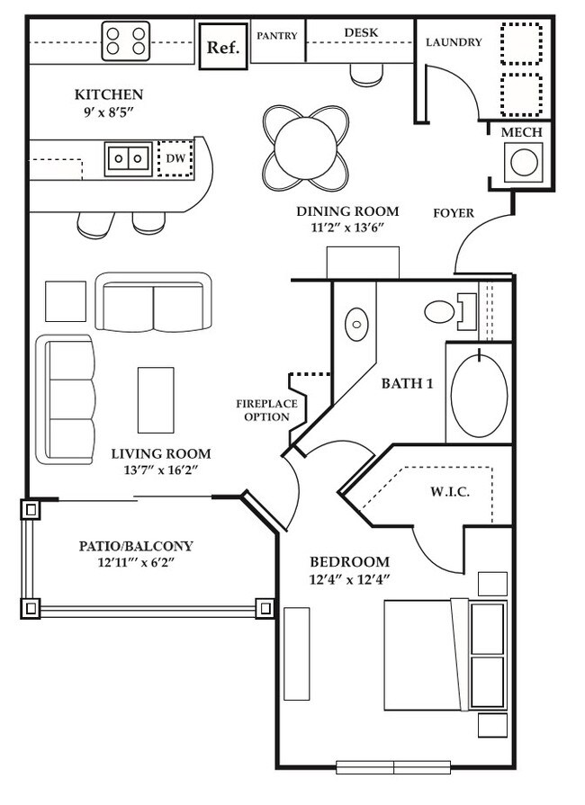 Floorplan - Cypress Pointe