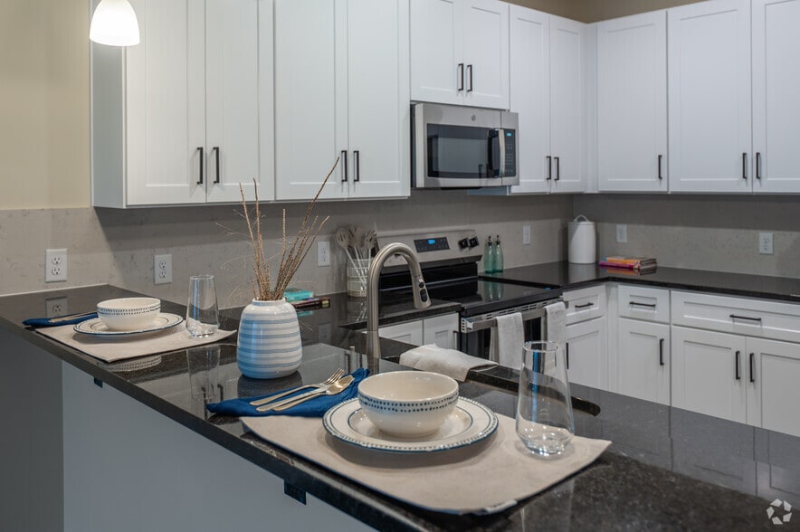 1BR, 1BA - 875SF - Kitchen - Preserve at Whispering Woods