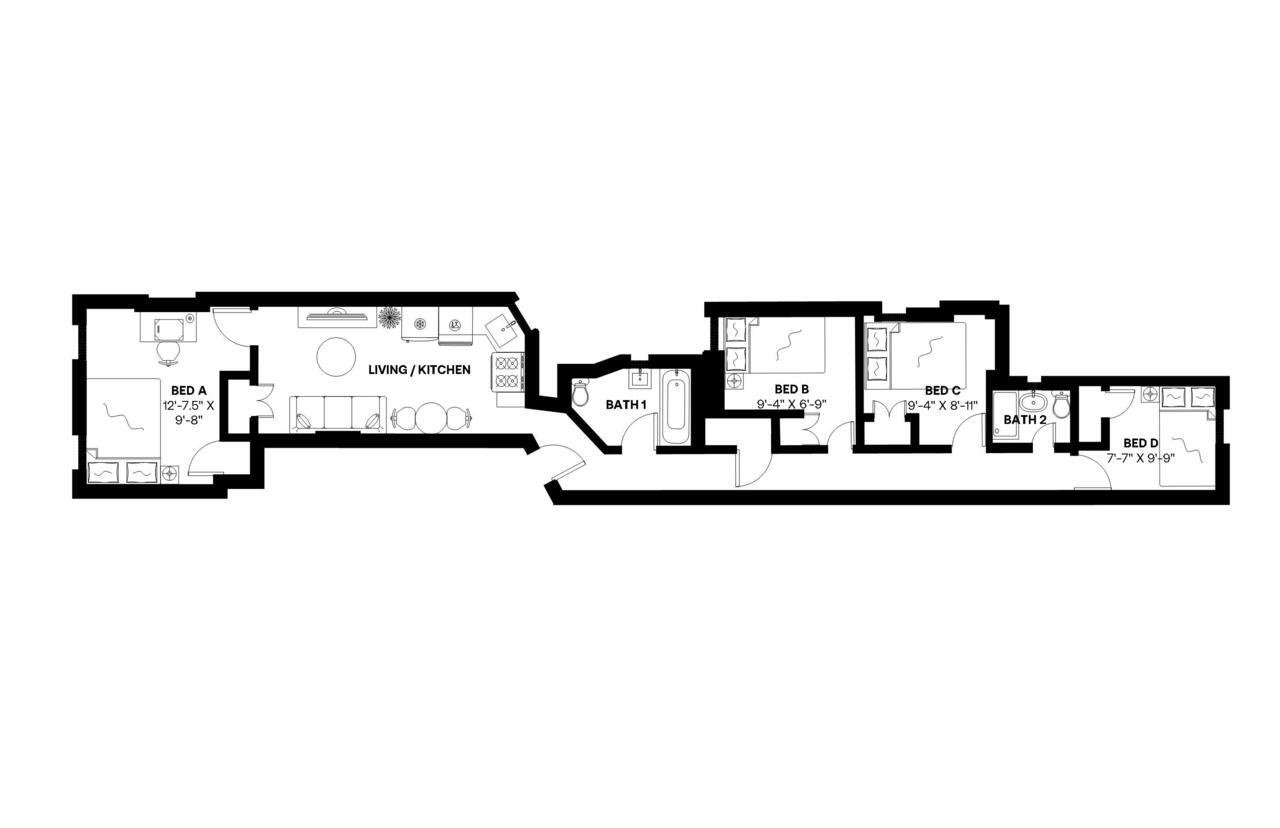 Building Photo - Room in Shared 4 bed/2 bath home