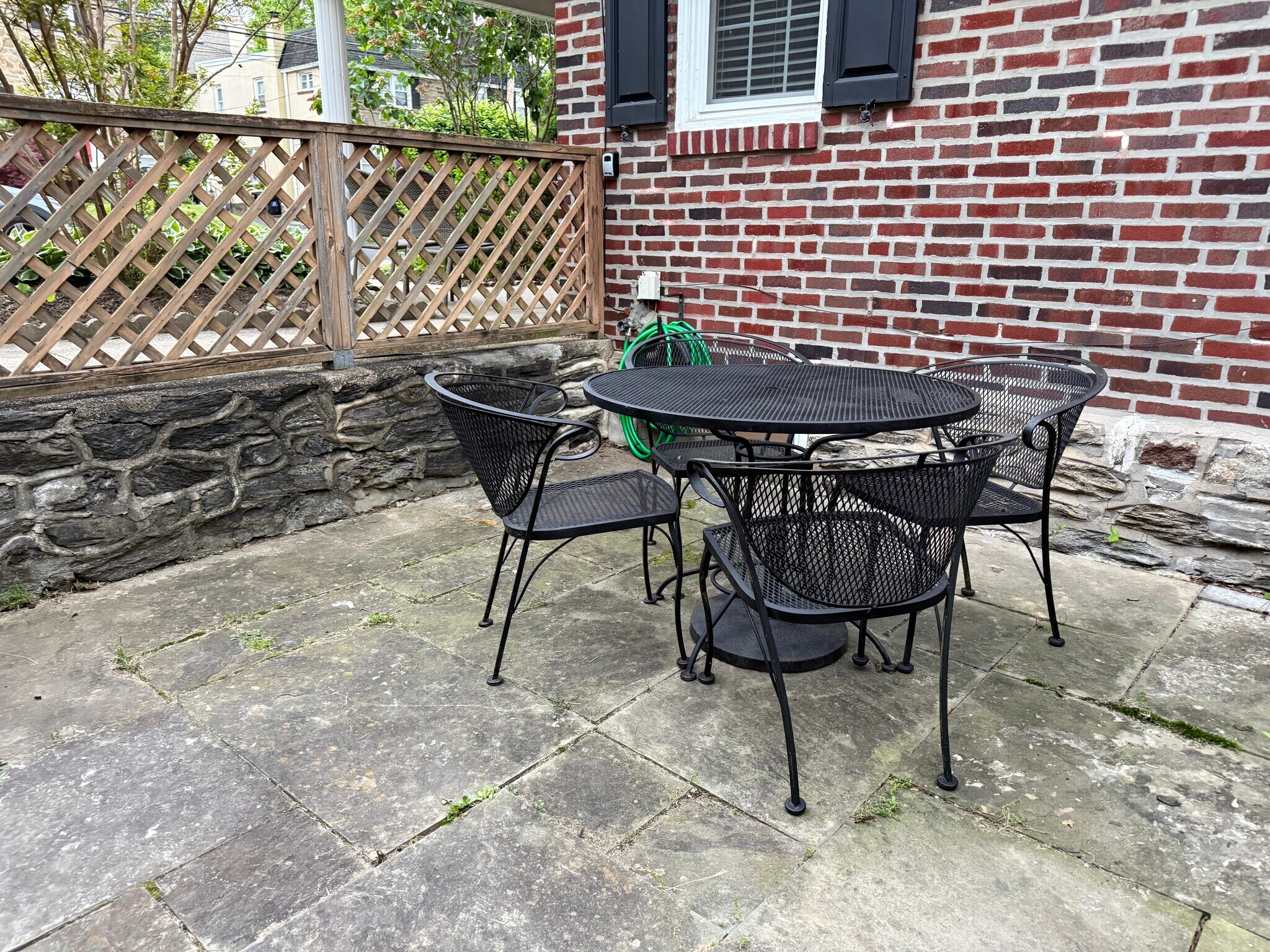 Side Patio Dining Table - 2314 Bryn Mawr Ave