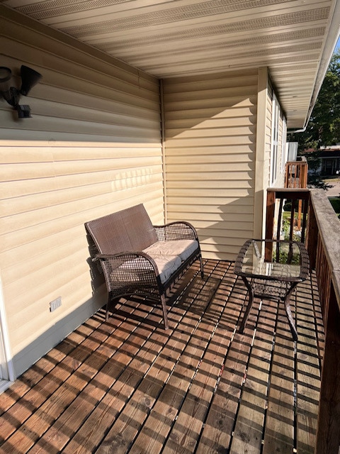 Balcony off living room - 824 N Clover Ln