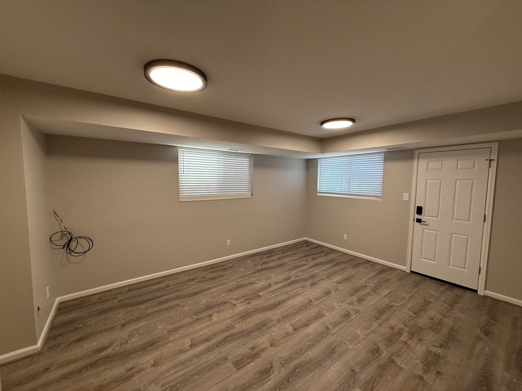 Lower Living Room and Back Yard - 5918 Newcombe Ct