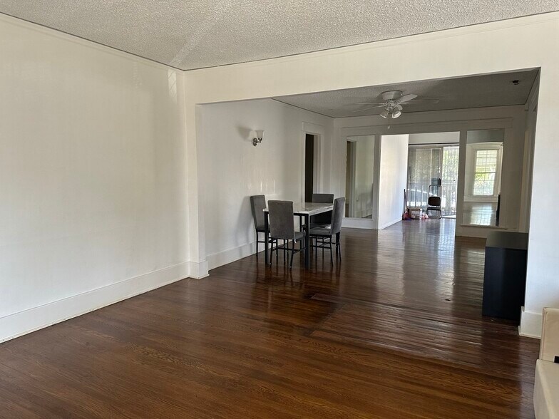 spacious living room, dining room and den - 120 N Berendo St