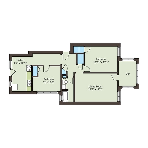 Floorplan - 5452 S. Ellis Avenue