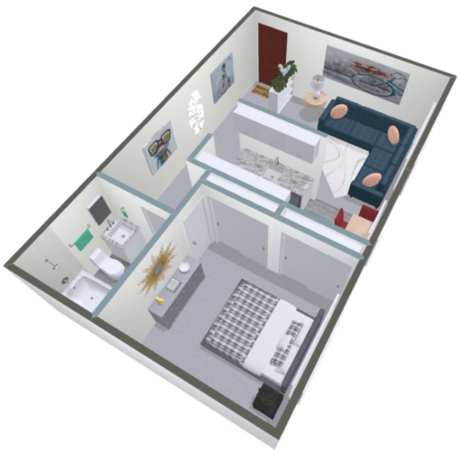 Floorplan - McClellan Court Apartments