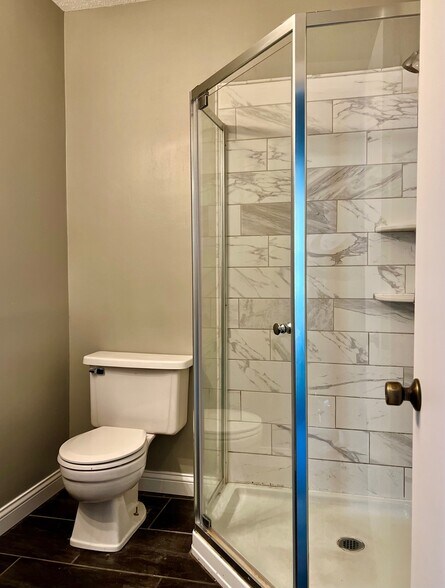 peek into the 2nd full bath - 454 Forest St