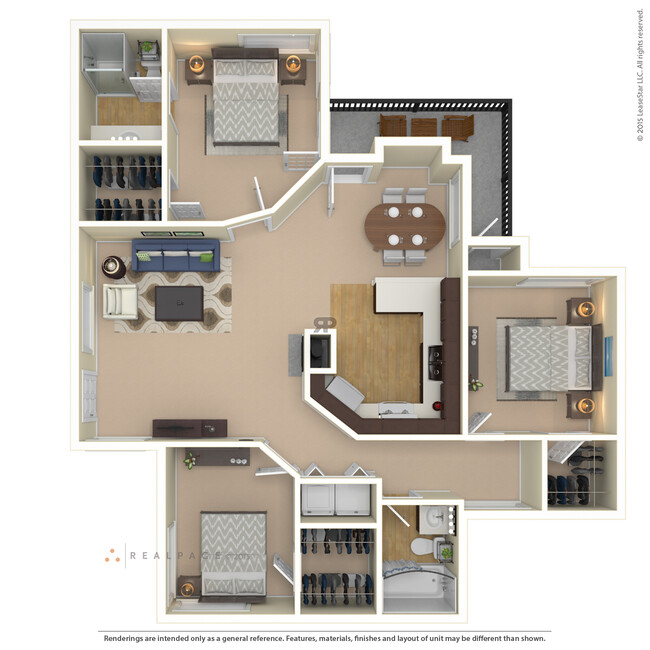 Floorplan - Elements of Belle Rive Apartments