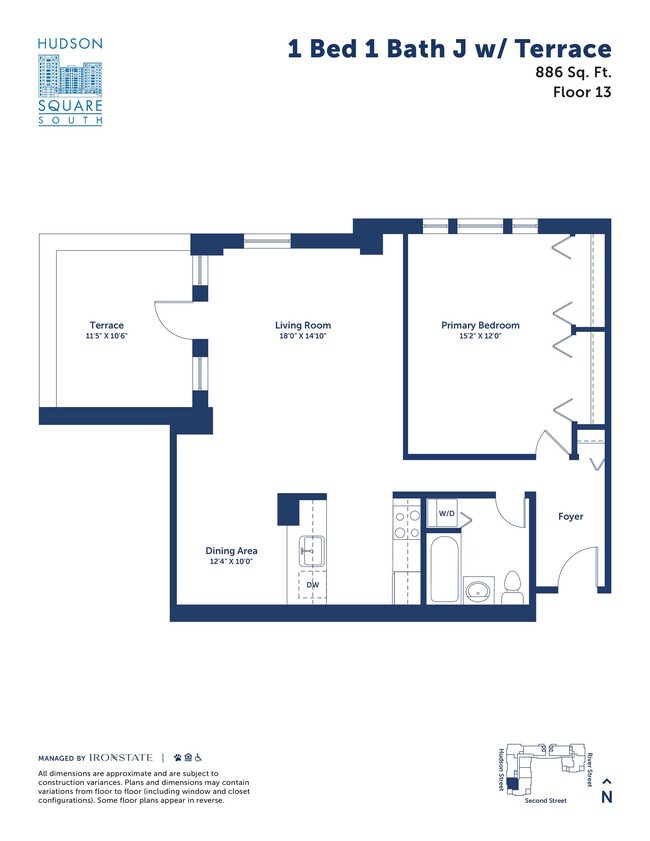 Floorplan - Hudson Square South