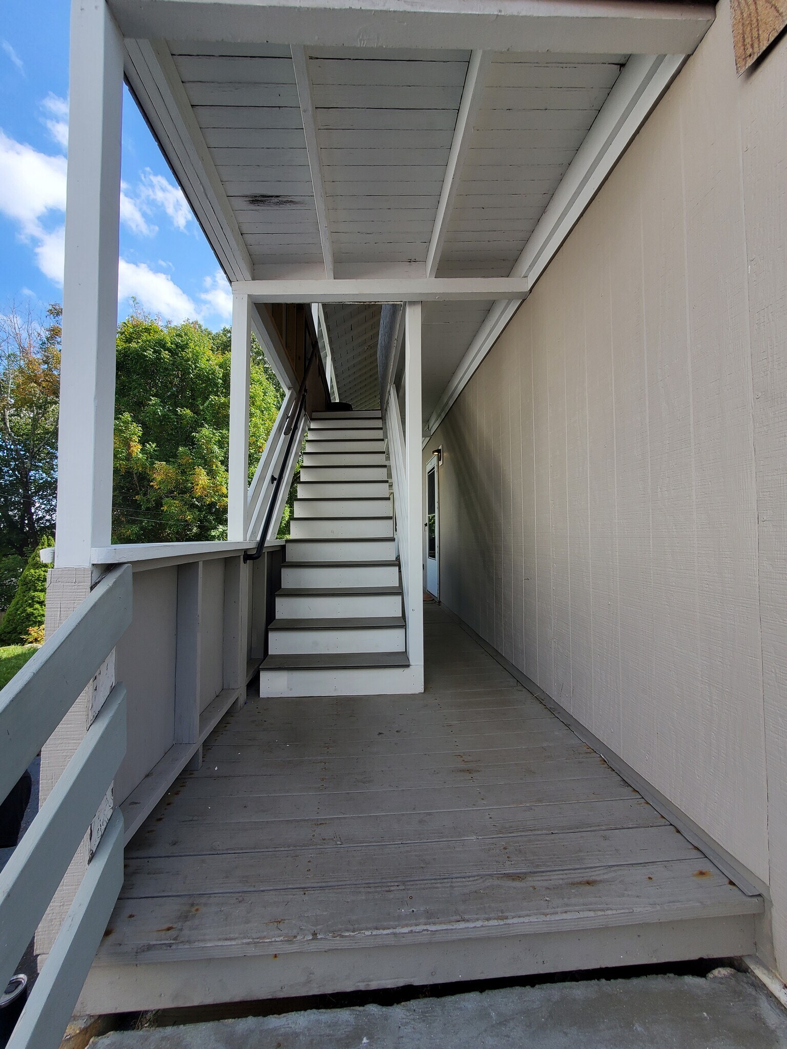 New rear stairs, railing - 3 Ludlow St