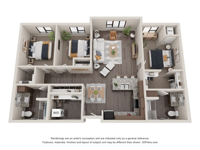 Floorplan - Decatur Landing I & II