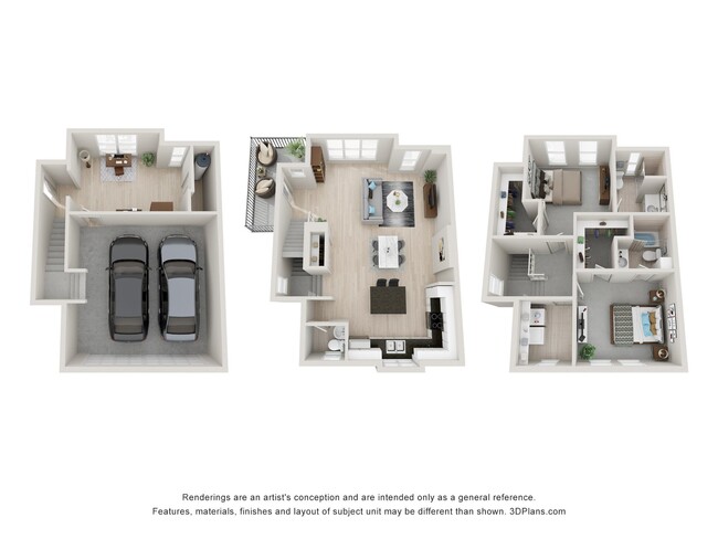 Floorplan - The Strand at Beulah Townhomes