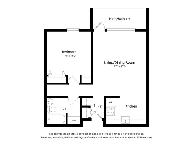 Floorplan - Humboldt Senior 55+ Apartments