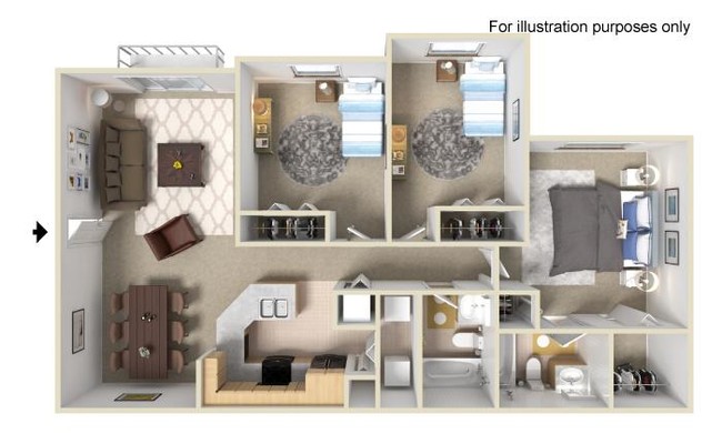 Floorplan - Sanctuary Cove Apartments