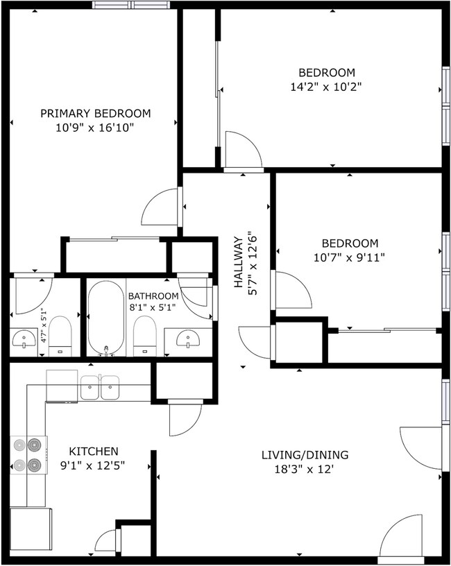 Floorplan - Autumn Ridge Apartments
