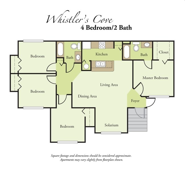4BR/2BA - Whistlers Cove