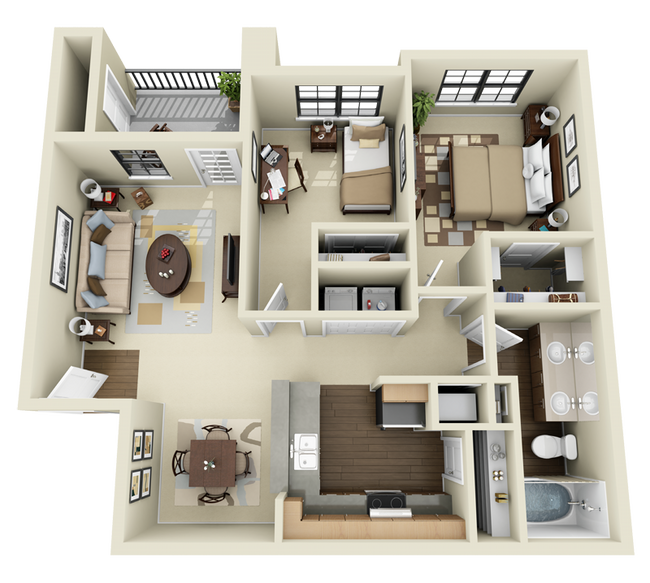 Floorplan - Mission at La Villita Apartments