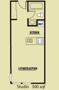 Studio - Oregon Apartments