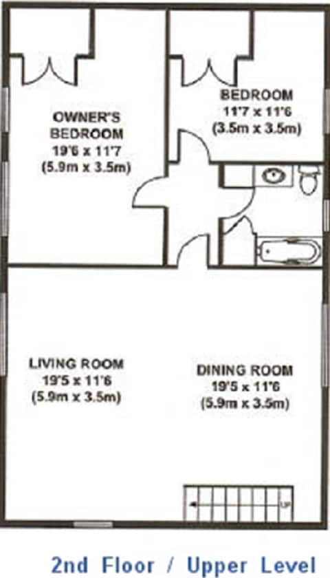 Upper Level Floorplan - 14 Roosevelt Ave