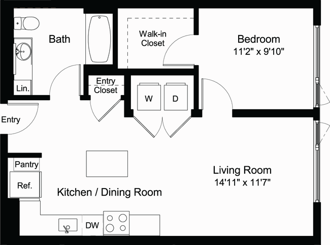 Floorplan - Chloe on Madison